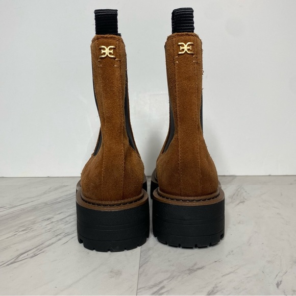 Sam Edelman Laguna Brown Suede Chelsea Boot 5 1/2 M - Picture 3 of 16